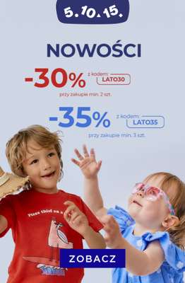 5.10.15 - gazetka promocyjna NOWOŚCI TANIEJ! Rabaty do -35% od piątku 27.06 
