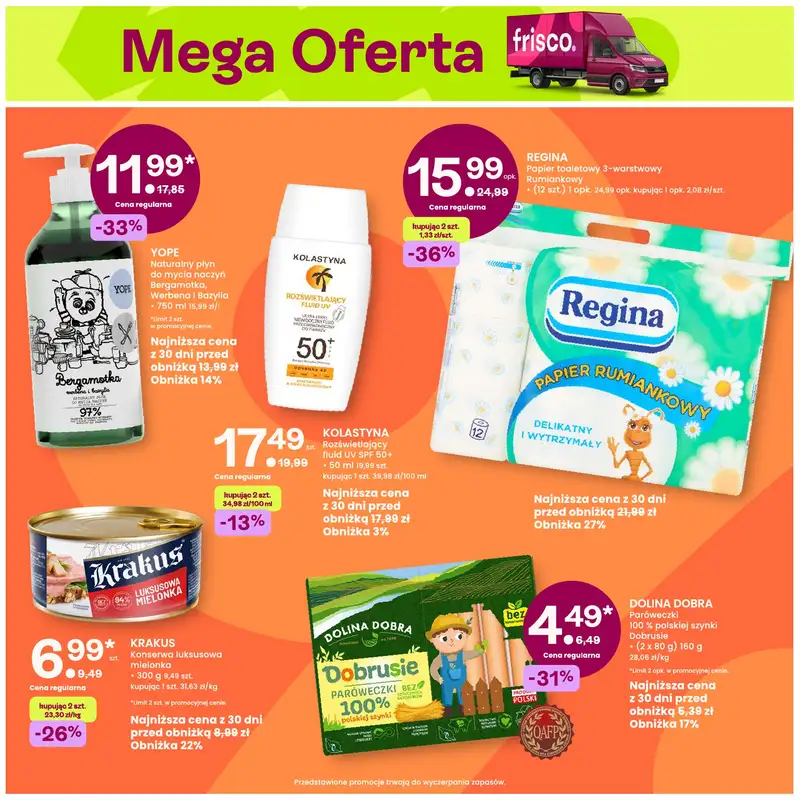 Frisco - gazetka promocyjna Gazetka od poniedziałku 30.06 do niedzieli 13.07 - strona 2