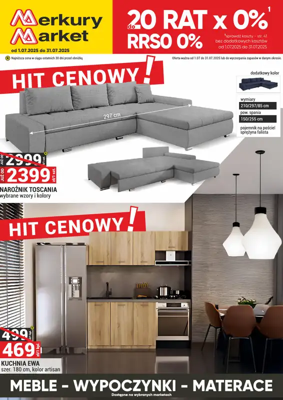 Merkury Market - gazetka promocyjna Gazetka od wtorku 01.07 do czwartku 31.07