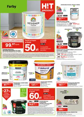 Leroy Merlin - gazetka promocyjna Gazetka od poniedziałku 30.06 do wtorku 15.07 - strona 22 Leroy Merlin - gazetka promocyjna Gazetka od poniedziałku 30.06 do wtorku 15.07 - strona 22