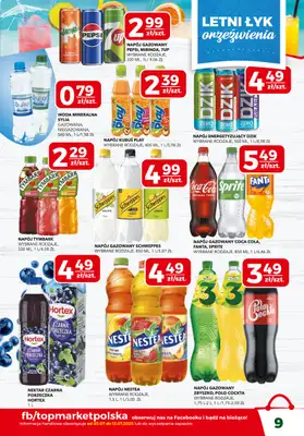 Top Market - gazetka promocyjna Gazetka od czwartku 03.07 do niedzieli 13.07 - strona 9 Top Market - gazetka promocyjna Gazetka od czwartku 03.07 do niedzieli 13.07 - strona 9