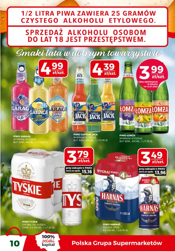 Top Market - gazetka promocyjna Gazetka od czwartku 03.07 do niedzieli 13.07 - strona 10