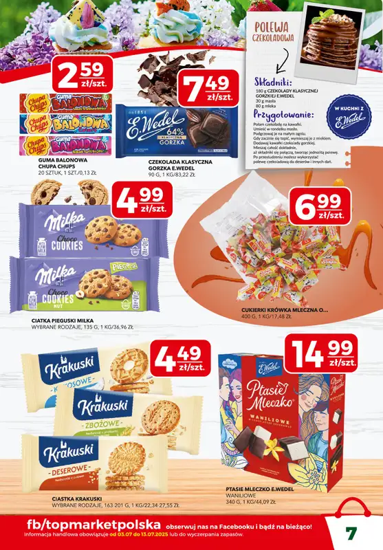 Top Market - gazetka promocyjna Gazetka od czwartku 03.07 do niedzieli 13.07 - strona 7