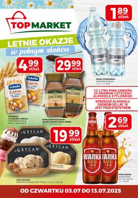 Top Market - gazetka promocyjna Gazetka od czwartku 03.07 do niedzieli 13.07