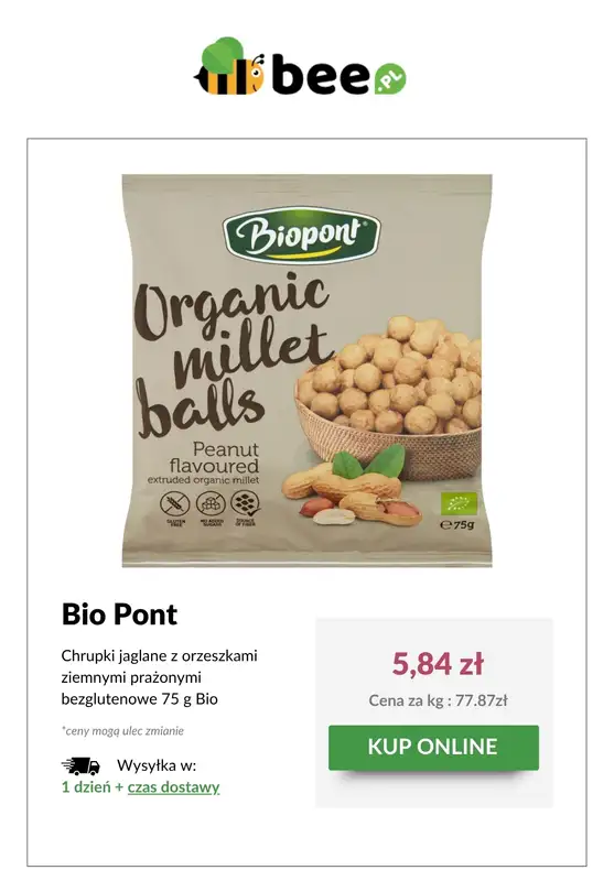 Bee.pl - gazetka promocyjna Zdrowe przekąski od poniedziałku 30.06 do niedzieli 06.07 - strona 3