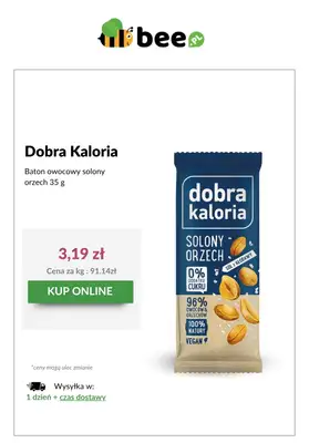Bee.pl - gazetka promocyjna Zdrowe przekąski od poniedziałku 30.06 do niedzieli 06.07 - strona 10 Bee.pl - gazetka promocyjna Zdrowe przekąski od poniedziałku 30.06 do niedzieli 06.07 - strona 10