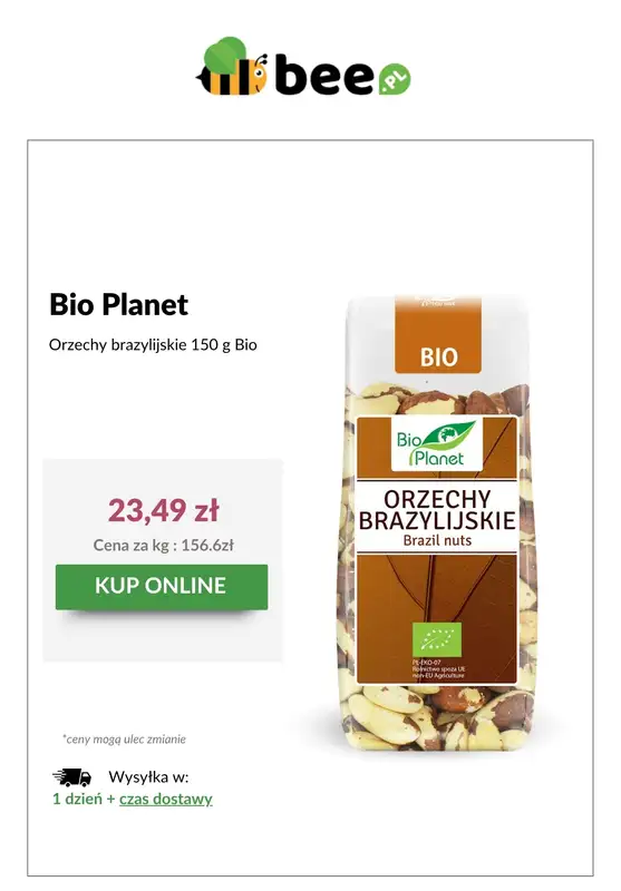 Bee.pl - gazetka promocyjna Zdrowe przekąski od poniedziałku 30.06 do niedzieli 06.07 - strona 8