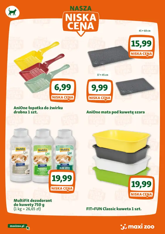 MAXI ZOO - gazetka promocyjna Maxi Zoo - Nasza niska cena od wtorku 01.07 do czwartku 31.07 - strona 10