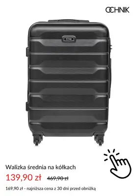Ochnik - gazetka promocyjna Dodatkowe -20% na drugą i kolejną walizkę od poniedziałku 30.06  - strona 5