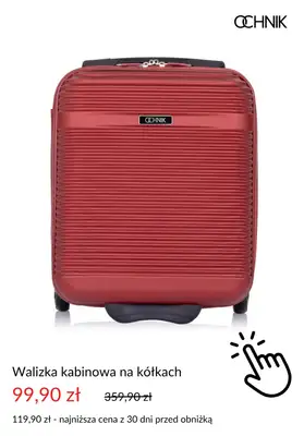 Ochnik - gazetka promocyjna Dodatkowe -20% na drugą i kolejną walizkę od poniedziałku 30.06  - strona 7