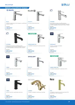 Blu Salony Łazienek - gazetka promocyjna Gazetka od wtorku 01.07 do piątku 31.10 - strona 17 Blu Salony Łazienek - gazetka promocyjna Gazetka od wtorku 01.07 do piątku 31.10 - strona 17