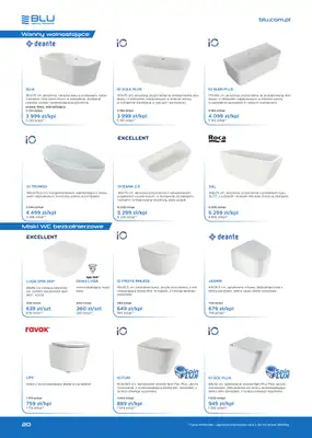 Blu Salony Łazienek - gazetka promocyjna Gazetka od wtorku 01.07 do piątku 31.10 - strona 20 Blu Salony Łazienek - gazetka promocyjna Gazetka od wtorku 01.07 do piątku 31.10 - strona 20