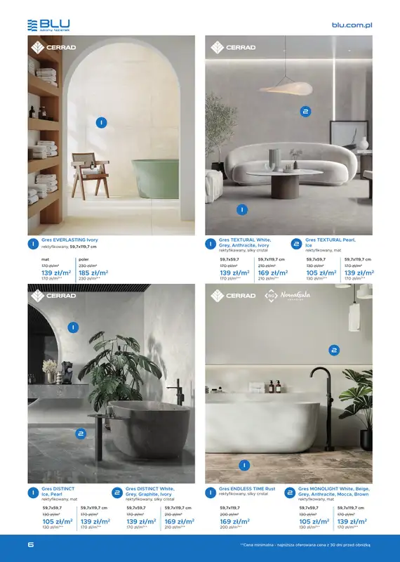 Blu Salony Łazienek - gazetka promocyjna Gazetka od wtorku 01.07 do piątku 31.10 - strona 6