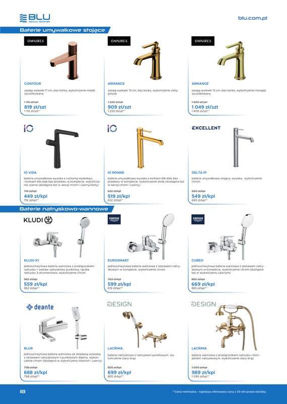 Blu Salony 艁azienek - gazetka promocyjna Gazetka od wtorku 01.07 do pi膮tku 31.10 - strona 18 Blu Salony 艁azienek - gazetka promocyjna Gazetka od wtorku 01.07 do pi膮tku 31.10 - strona 18