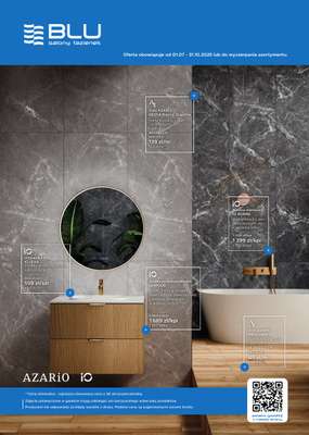 Blu Salony Łazienek - gazetka promocyjna Gazetka od wtorku 01.07 do piątku 31.10