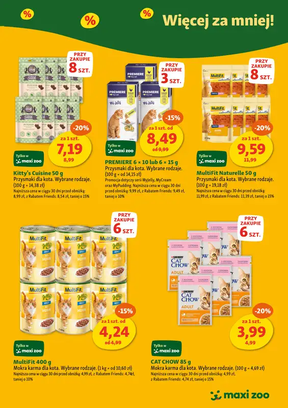 MAXI ZOO - gazetka promocyjna Maxi Zoo - Więcej za mniej! od wtorku 01.07 do czwartku 31.07 - strona 7