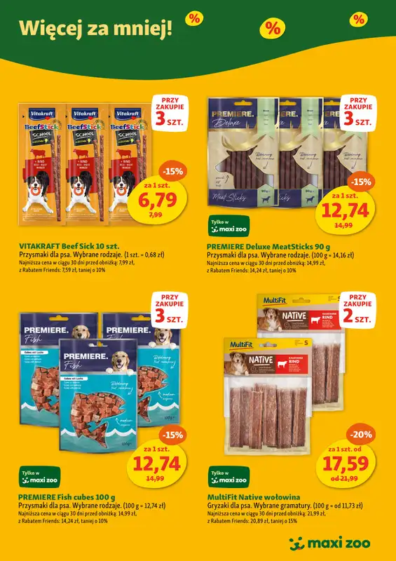 MAXI ZOO - gazetka promocyjna Maxi Zoo - Więcej za mniej! od wtorku 01.07 do czwartku 31.07 - strona 2