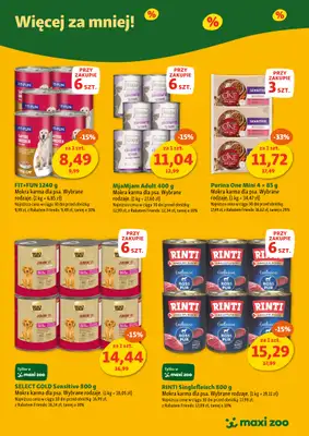 MAXI ZOO - gazetka promocyjna Maxi Zoo - Więcej za mniej! od wtorku 01.07 do czwartku 31.07 - strona 4 MAXI ZOO - gazetka promocyjna Maxi Zoo - Więcej za mniej! od wtorku 01.07 do czwartku 31.07 - strona 4