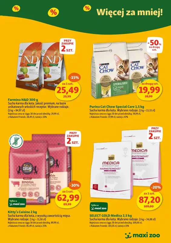 MAXI ZOO - gazetka promocyjna Maxi Zoo - Więcej za mniej! od wtorku 01.07 do czwartku 31.07 - strona 9