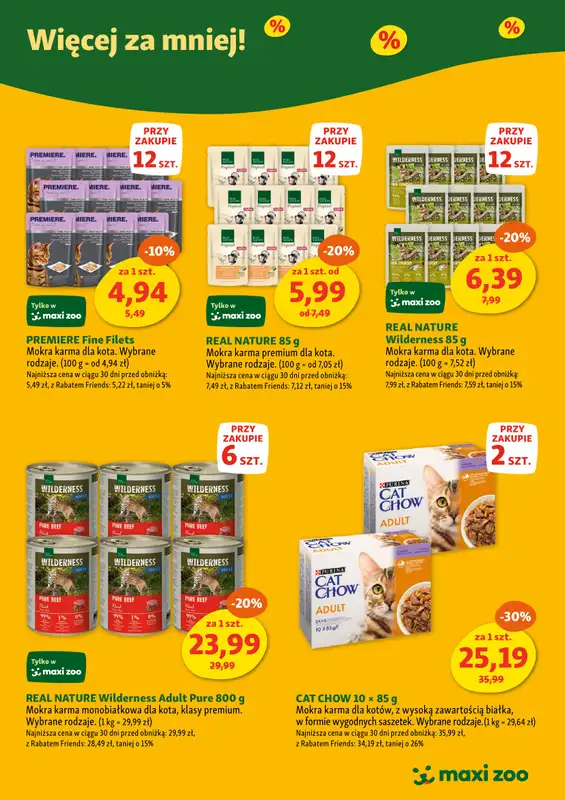 MAXI ZOO - gazetka promocyjna Maxi Zoo - Więcej za mniej! od wtorku 01.07 do czwartku 31.07 - strona 8