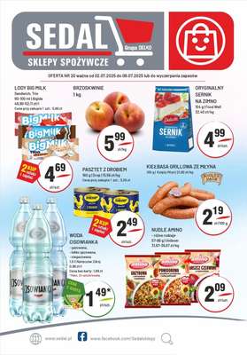 Sedal - gazetka promocyjna Gazetka od środy 02.07 do wtorku 08.07