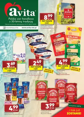 Avita - gazetka promocyjna Gazetka od środy 02.07 do wtorku 08.07 Avita - gazetka promocyjna Gazetka od środy 02.07 do wtorku 08.07