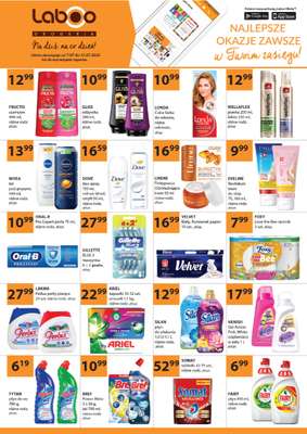 Drogerie Laboo - gazetka promocyjna Gazetka od poniedziałku 07.07 do czwartku 31.07