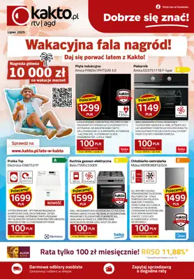 kakto.pl - gazetka promocyjna Gazetka od wtorku 01.07 do czwartku 31.07 kakto.pl - gazetka promocyjna Gazetka od wtorku 01.07 do czwartku 31.07