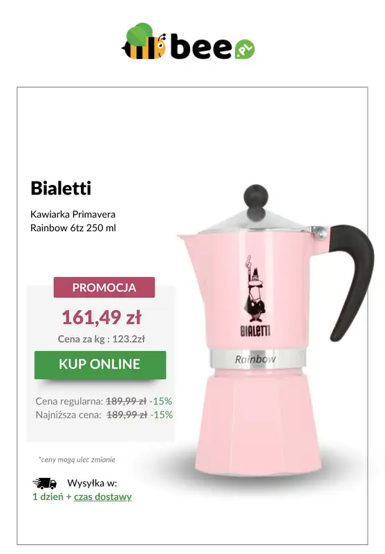 Bee.pl - gazetka promocyjna Poranek z kawą PROMOCJE od wtorku 01.07 do wtorku 08.07 - strona 8