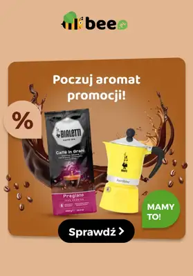 Bee.pl - gazetka promocyjna Poranek z kawą PROMOCJE od wtorku 01.07 do wtorku 08.07 Bee.pl - gazetka promocyjna Poranek z kawą PROMOCJE od wtorku 01.07 do wtorku 08.07