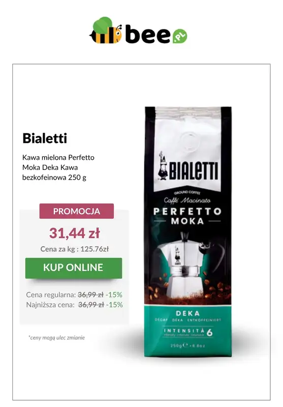 Bee.pl - gazetka promocyjna Poranek z kawą PROMOCJE od wtorku 01.07 do wtorku 08.07 - strona 4