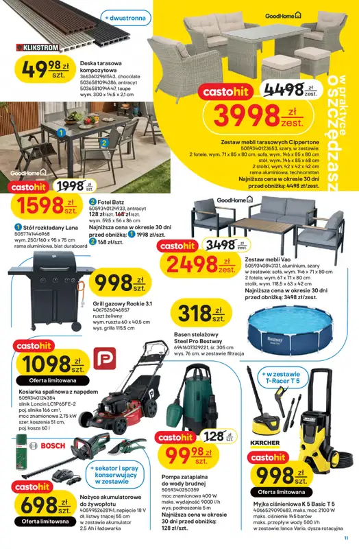 Castorama - gazetka promocyjna Gazetka od środy 02.07 do wtorku 15.07 - strona 11