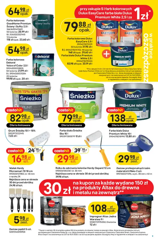 Castorama - gazetka promocyjna Gazetka od środy 02.07 do wtorku 15.07 - strona 9