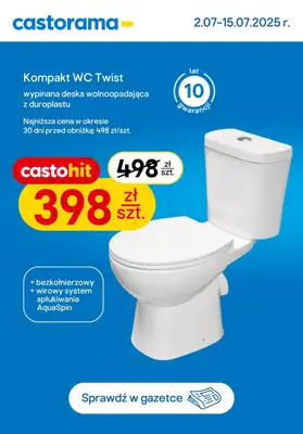 Castorama - gazetka promocyjna Najlepsze promocje! od środy 02.07 do wtorku 15.07 - strona 7 Castorama - gazetka promocyjna Najlepsze promocje! od środy 02.07 do wtorku 15.07 - strona 7