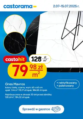 Castorama - gazetka promocyjna Najlepsze promocje! od środy 02.07 do wtorku 15.07 - strona 3 Castorama - gazetka promocyjna Najlepsze promocje! od środy 02.07 do wtorku 15.07 - strona 3