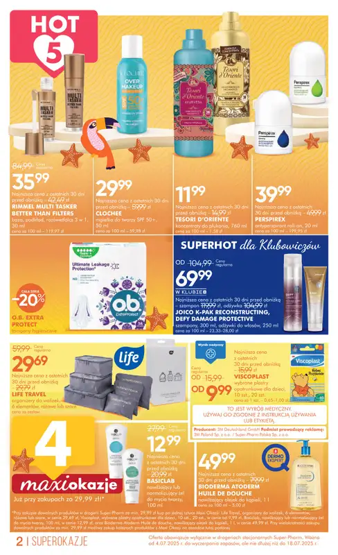 Super-Pharm - gazetka promocyjna Gazetka Summer Sale od piątku 04.07 do piątku 18.07 - strona 2