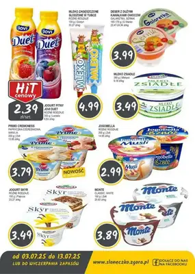 Słoneczko - gazetka promocyjna Gazetka od czwartku 03.07 do niedzieli 13.07 - strona 4 Słoneczko - gazetka promocyjna Gazetka od czwartku 03.07 do niedzieli 13.07 - strona 4