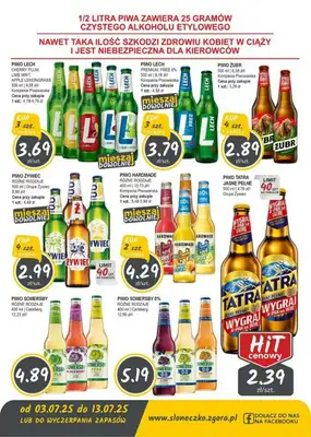 Słoneczko - gazetka promocyjna Gazetka od czwartku 03.07 do niedzieli 13.07 - strona 15 Słoneczko - gazetka promocyjna Gazetka od czwartku 03.07 do niedzieli 13.07 - strona 15