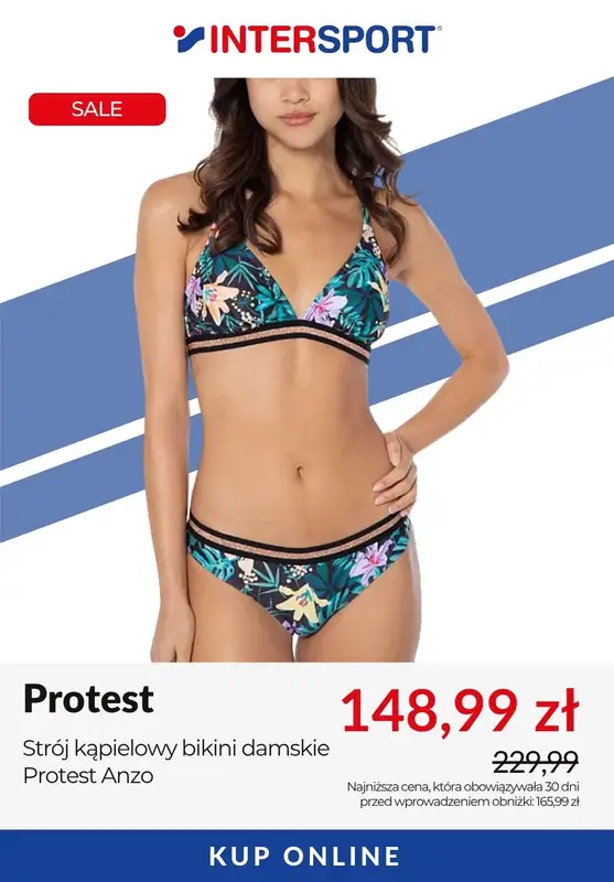 Intersport - gazetka promocyjna Do -50% damskie stroje kąpielowe od czwartku 03.07 do wtorku 15.07 - strona 11
