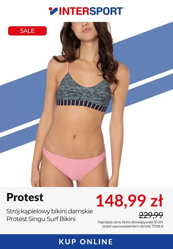 Intersport - gazetka promocyjna Do -50% damskie stroje kąpielowe od czwartku 03.07 do wtorku 15.07 - strona 12