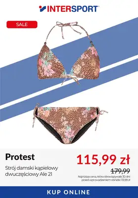 Intersport - gazetka promocyjna Do -50% damskie stroje kąpielowe od czwartku 03.07 do wtorku 15.07 - strona 7 Intersport - gazetka promocyjna Do -50% damskie stroje kąpielowe od czwartku 03.07 do wtorku 15.07 - strona 7