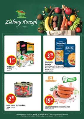 Zielony Koszyk - gazetka promocyjna Gazetka od czwartku 03.07 do soboty 12.07