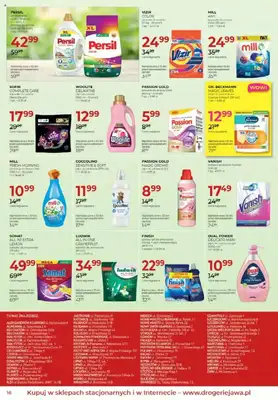 Drogerie Jawa - gazetka promocyjna Gazetka od piątku 04.07 do niedzieli 03.08 - strona 16 Drogerie Jawa - gazetka promocyjna Gazetka od piątku 04.07 do niedzieli 03.08 - strona 16