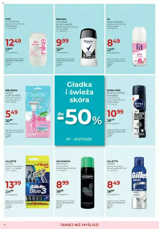Drogerie Jawa - gazetka promocyjna Gazetka od piątku 04.07 do niedzieli 03.08 - strona 2