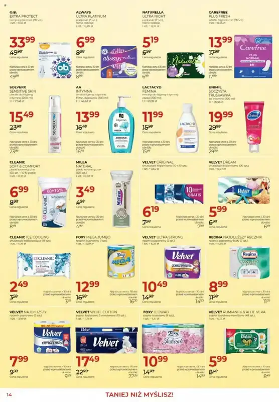 Drogerie Jawa - gazetka promocyjna Gazetka od piątku 04.07 do niedzieli 03.08 - strona 14