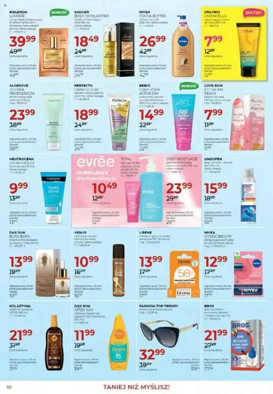 Drogerie Jawa - gazetka promocyjna Gazetka od piątku 04.07 do niedzieli 03.08 - strona 10
