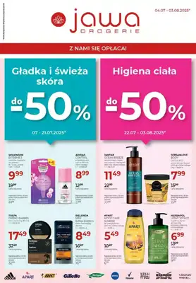Drogerie Jawa - gazetka promocyjna Gazetka od piątku 04.07 do niedzieli 03.08 Drogerie Jawa - gazetka promocyjna Gazetka od piątku 04.07 do niedzieli 03.08