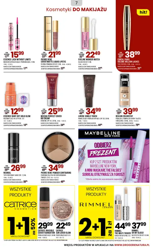 Drogerie Natura - gazetka promocyjna Gazetka od soboty 05.07 do wtorku 22.07 - strona 7