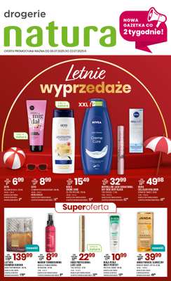 Drogerie Natura - gazetka promocyjna Gazetka od soboty 05.07 do wtorku 22.07