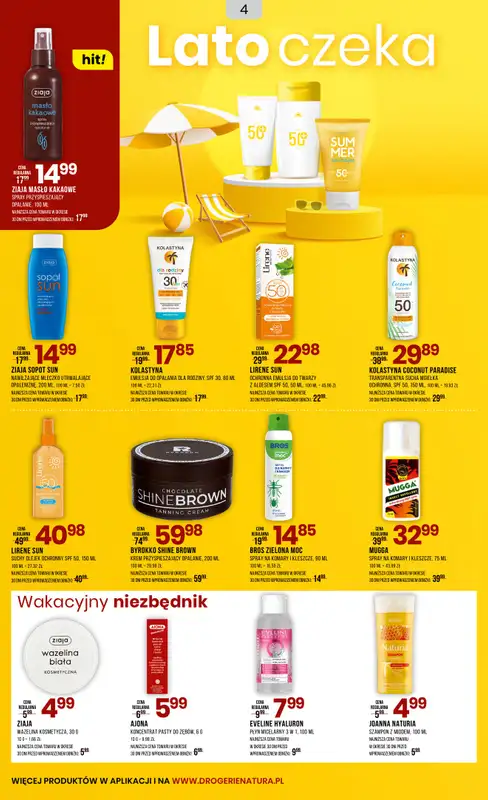 Drogerie Natura - gazetka promocyjna Gazetka od soboty 05.07 do wtorku 22.07 - strona 4